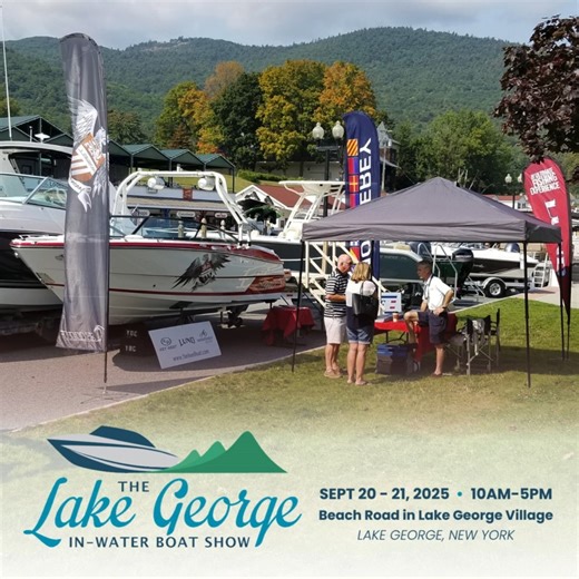 🚤 Discover Your Next Adventure on Lake George! 📅 September 20-21, 2025 | 🕙 10 AM - 5 PM 📍 Beach Road, Lake George Village 🎟️ FREE Admission Shop, compare, and test drive the newest 2026 boat models—all right on the water. Plus, score incredible closeout pricing on 2025 and pre-owned boats as local dealers make room for winter storage. Whether you’re ready to buy or just love boats, this is the place to be! 👉 Details: https://bit.ly/4g8ad9d | LakeGeorge.com