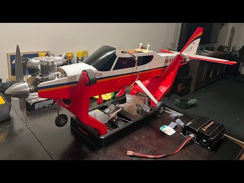 Great Planes AviStar with ASP 1.08 nitro engine.