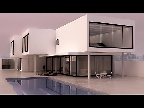 3ds Max Architectural Containers Modeling