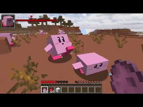 【自作mod】カービィと冒険できるmod【とらいあんぐるさんが使っているmodの紹介】