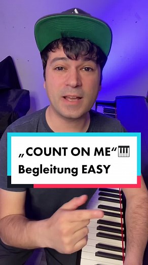 Easy Piano Tutorial: Count On Me