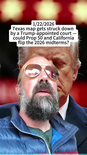 Texas map gets struck down by a Trump-appointed court — could Prop 50 and California flip the 2026 midterms? #texas #prop50 #gerrymandering #midterms #court
