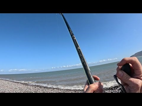 Lots Of Fish At Picture Perfect Porlock Weir. Sea Fishing The Bristol Channel Shore UK March 2025