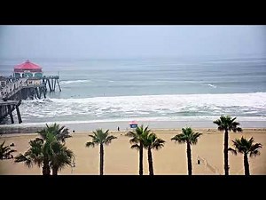 Cam Rewind: A Few Tubes at Northside Huntington Beach Pier
