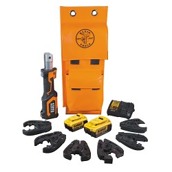 Battery-Operated Cutter/Crimper Kit, 4 Ah - BAT207T144H | Klein Tools