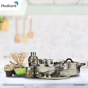 A powerful cleaner with a Triple Active system that effectively cuts and dissolves all 3 types of fats & leaves dishes sparkling clean and free from harmful residue. #Modicare One-Der Drop can be used on stainless steel, aluminum, copper, brass, silverware, non-stick cookware, bone china crockery, etc. Know more: https://bit.ly/3hcvtOQ #Modicare #LiveTheModiway #SochBadlo #OneDerDrop #Dishwash #DishwasingLiquid #EaseOfCleaning | Modicare India