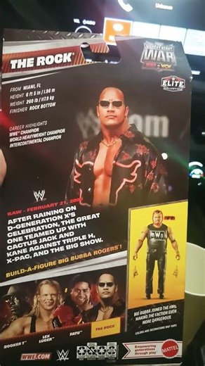 wwe the rock #walmarttoys #wwe #kidstoys #wwewrestler #dwaynejohnson #wwesuperstar #smackdown