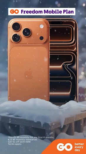 🎄✨ Your Christmas just got smarter! Get the latest smartphone 🎁 Unlimited Mobile Data for €5.99/month for the first 6 months! Watch, shop & connect all season long, Santa approves 🎅 👉 https://goplc.info/Get-Unlimited-Data | GO