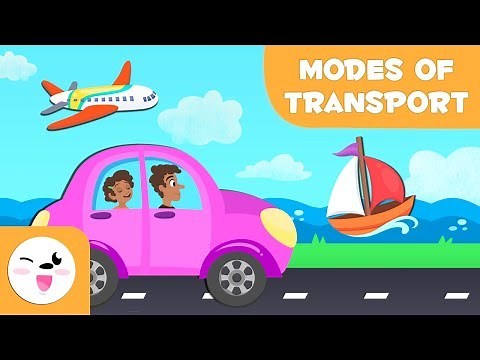 Means Of Transport For Children - Land, water and air transport for kids