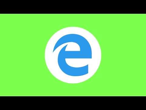 Microsoft Edge Browser Logo - Icon Animated | Green Screen | Free Download | 4K 60 FPS !