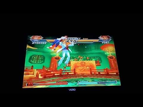 Capcom VS SNK 2 (PlayStation 2) - Kyosuke VS. Yuri (Single Match)
