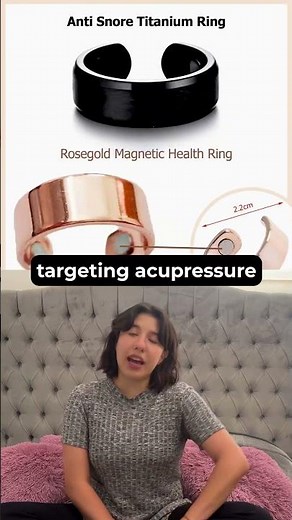 Stop Snoring with Acupressure Anti Snore Titanium Ring 💍 | Anti-Snore Solutions from Sleep Serenity🌙
