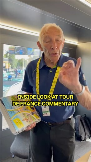 459K views · 8K reactions | Behind-the-scenes look at Phil Liggett's daily commentary prep in his 53rd year at the Tour de France. #TDF2025 : Peacock | NBC Sports Cycling | Facebook