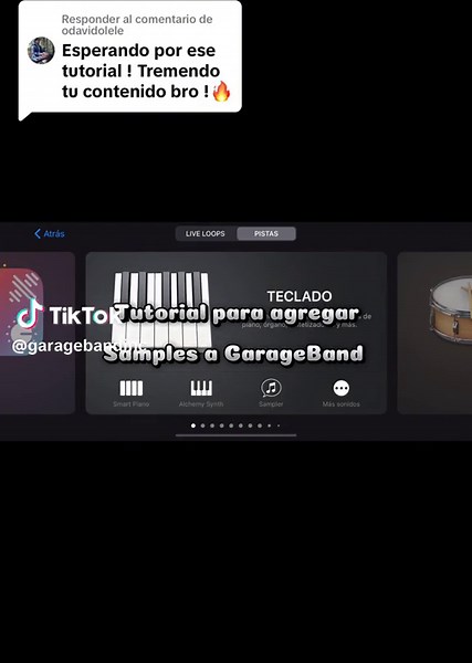 Tutorial para agregar samples a GarageBand
