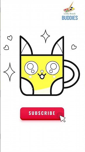 Cute Pikachu Cup Drawing ⚡☕ | Easy Drawing for Kids #shorts