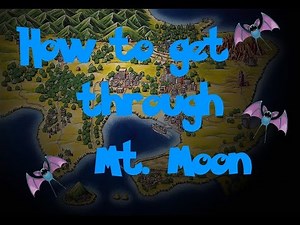 How To Get Through Mt. Moon (Pokemon Fire Red/Leaf Green)
