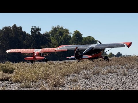California River Flying in a Savage Norden STOL Plane