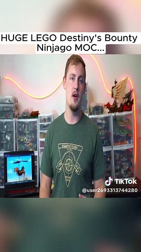 Massive LEGO Ninjago Destiny's Bounty Creation