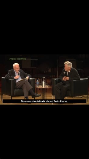 David Stratton and David Lynch, Film in Conversation (2015). They both flew away this year. I like to imagine them somewhere still discussing movies, or, in this case, Twin Peaks. ❤️ | Bob Sinisi