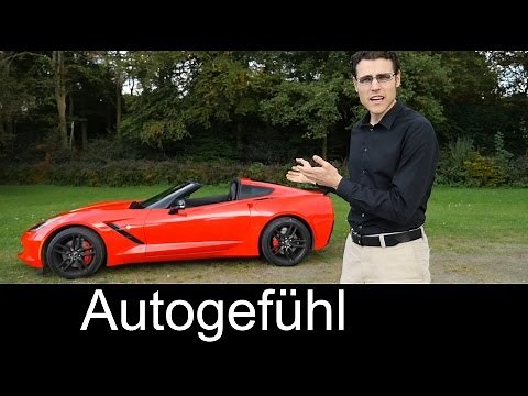 Chevrolet Corvette C7 Stingray REVIEW test drive of Coupé targa hardtop version