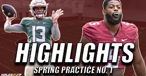 FSU Football Spring Practice | Day 1 Highlights