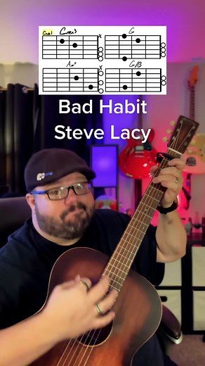 Learn Guitar with Steve Lacy's Bad Habit!