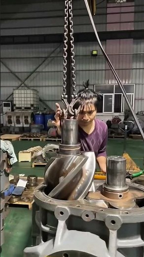 Installation process of air compressor screw rotors