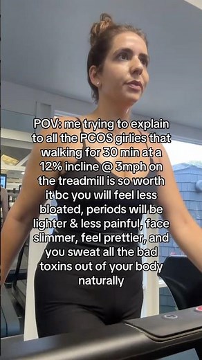 12-3-30 is a game changer when it comes to cardio for PCOS! 🚶‍♀️