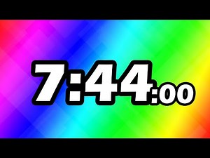 7 Minutes and 44 Second TIMER Countdown