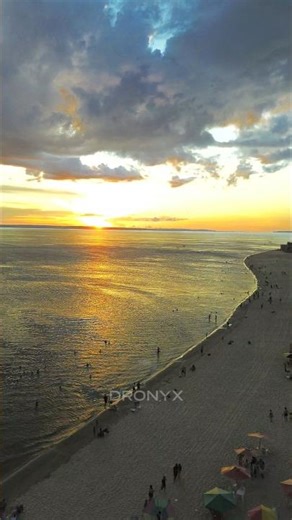 ONDE O PÔR DO SOL BEIJA O RIO NEGRO #rionegro #manaus #pordosol #amazonia #dronecinematic