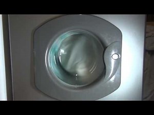 Hotpoint Ultima WM75 : Program A Cotton : Rinse intermediate​ spin 1000rpm (Pt 8/13)