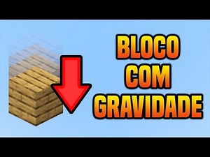 COMO FAZER QUALQUER BLOCO CAIR NO MINECRAFT COM BLOCO DE COMANDO (JAVA EDITION)