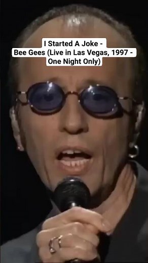 I Started A Joke - Bee Gees (Live in Las Vegas, 1997 - One Night Only) #shorts