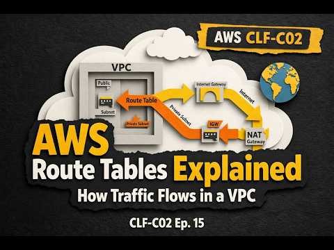 AWS Route Tables Explained (How Traffic Flows in a VPC) | CLF-C02 Ep. 15