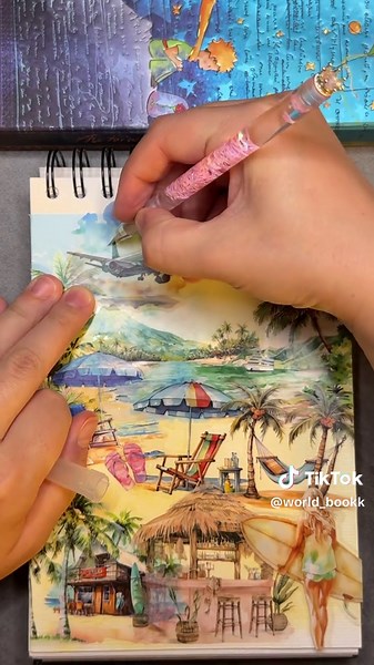 Summer Scenery Scrapbooking Ideas for Beach Lovers