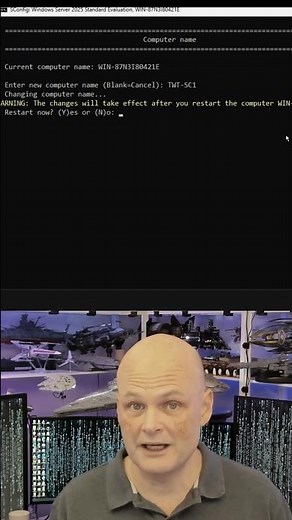 Sconfig configuration tool for Windows Server #shorts