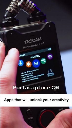 Get the perfect sound in a few taps with the Portacapture X6 App