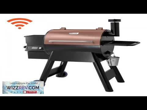 VEVOR Wood Pellet Grill Smoker 575 sq. in. WiFi 500F