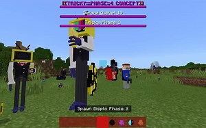 我的世界最新FNF模组大乱斗，哪个版本最强呢