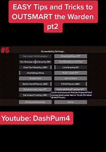 50 EASY Warden Tips and Tricks PT2 #minecraft #hardcoreminecraft #war...