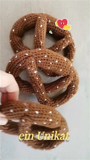 Gehäkelte Brezel 🥨🧶 | DIY Idee