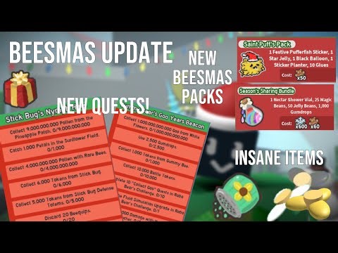 I Played the NEW BEESMAS Update and It's AMAZING (Bee Swarm Simulator)