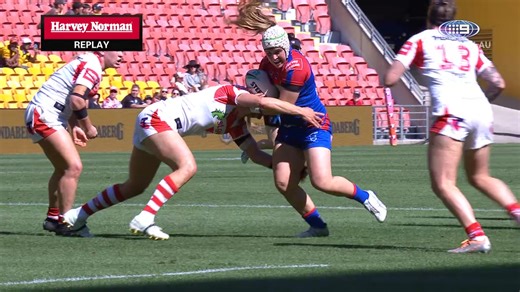 NRLW Highlights: Knights v Dragons - Semi Finals | NRL on Nine