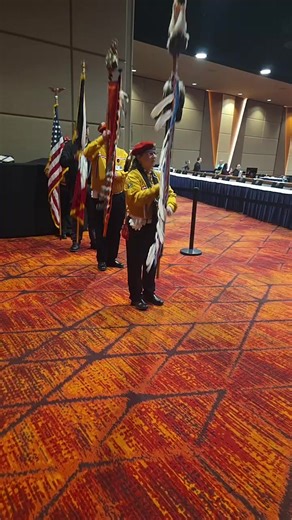 Grand entry for Community mtg | Saginaw Chippewa Indian Tribe
