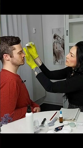 Face tests allergy check & exam