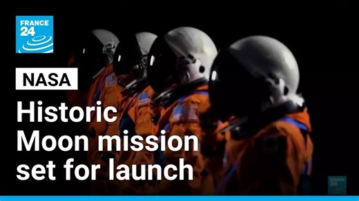 NASA set for first crewed moon return in over half a century • FRANCE 24 English - World News