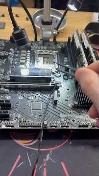 How to fix a motherboard with bent pins.#computerrepair #pcrepair #gamingpc #gaming #pcbuild