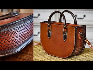 Making A Tooled Leather Cross Body Bag - Leather Craft