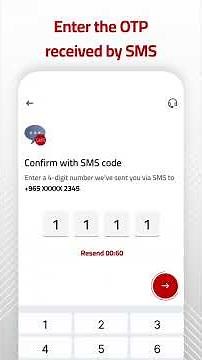 Gulf Bank Mobile App - Creating an account
