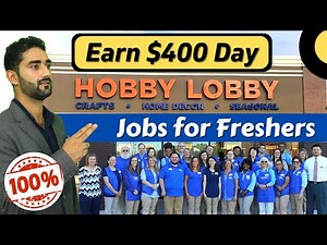 How to Get Job in USA Online | hobby lobby careers hiring process, hobby lobby part time Remote jobs